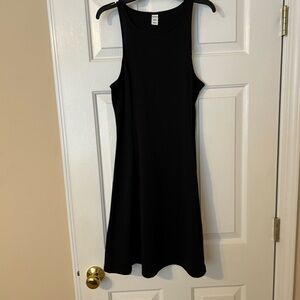 Black swing dress
